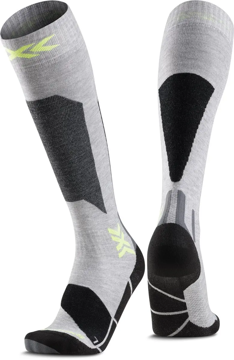 X-Bionic X-Socks Discover OTC Skisokken - Zwart/Lichtgrijs