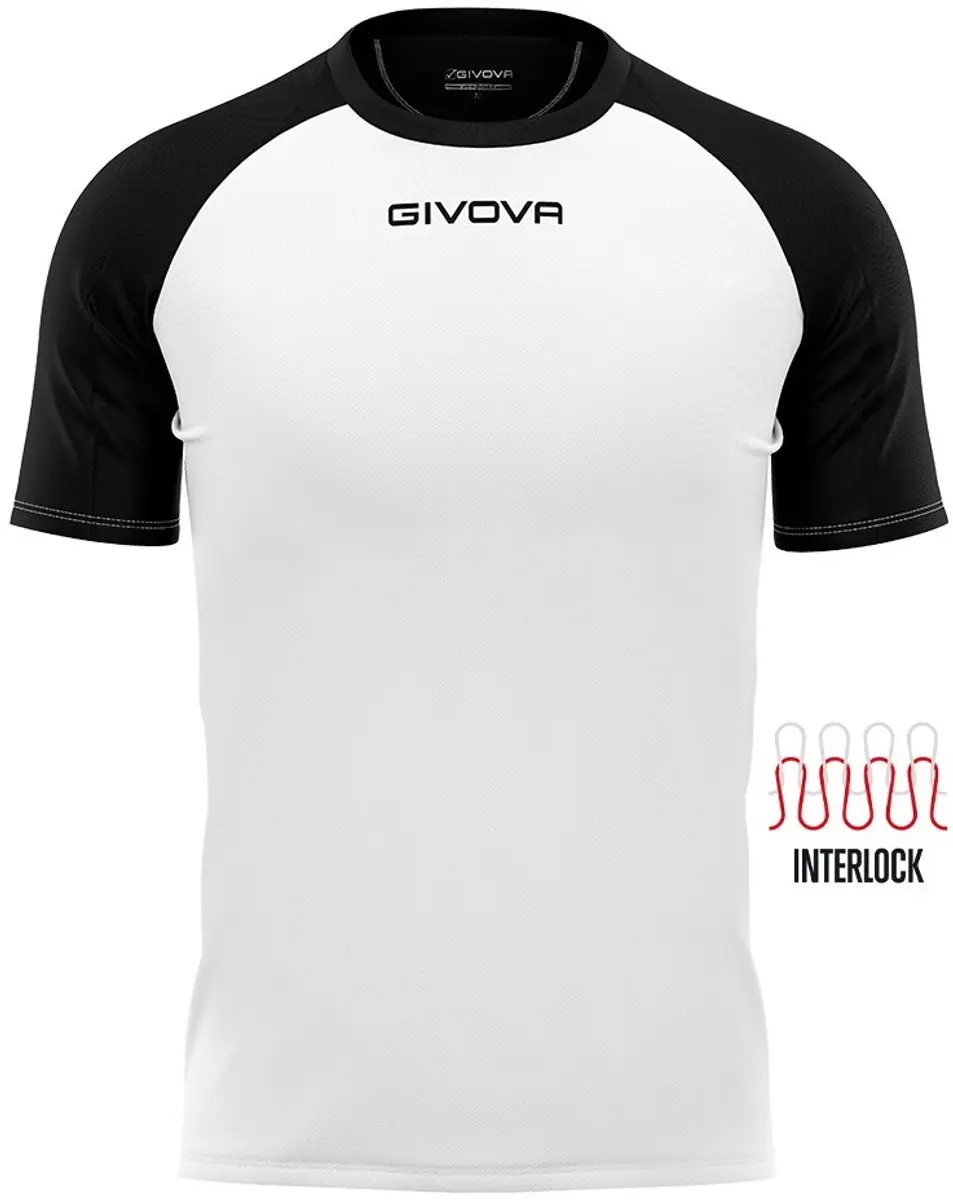 Givova Capo T-sirt Blanco/Black