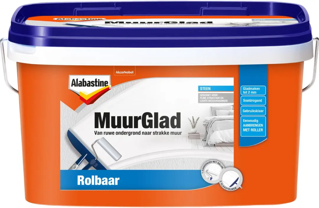 Alabastine Muurglad Rolbaar 2,5L
