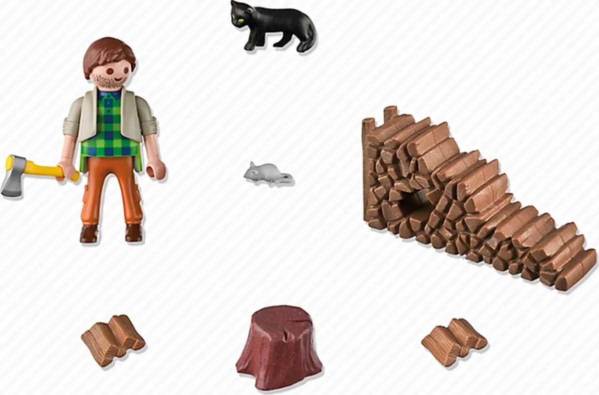 Playmobil Houthakker 5412 - Multicolor - afbeelding 5 van 5
