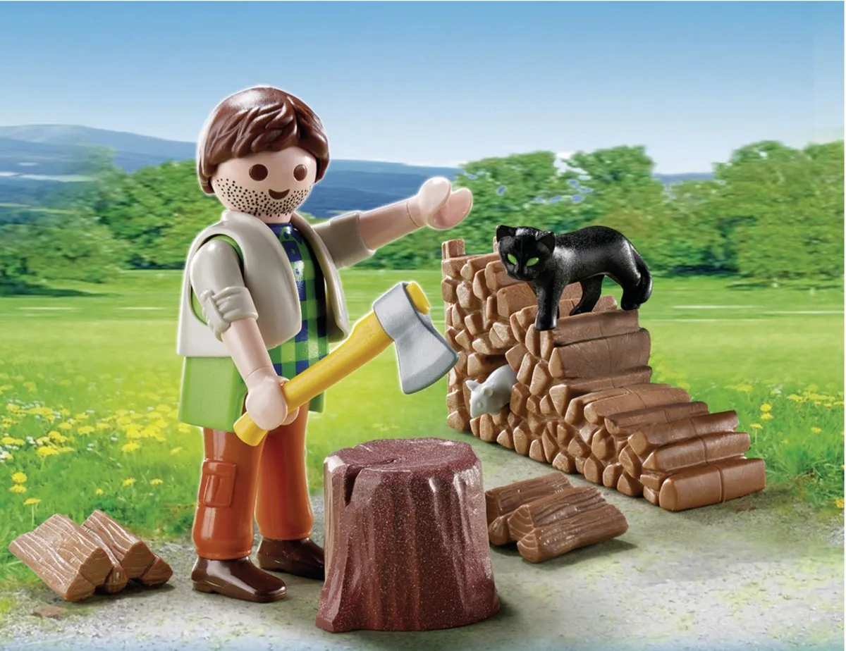 Playmobil Houthakker 5412 - Multicolor - afbeelding 2 van 5