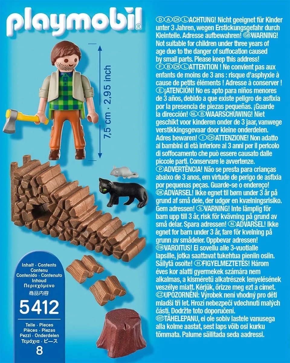 Playmobil Houthakker 5412 - Multicolor - afbeelding 3 van 5