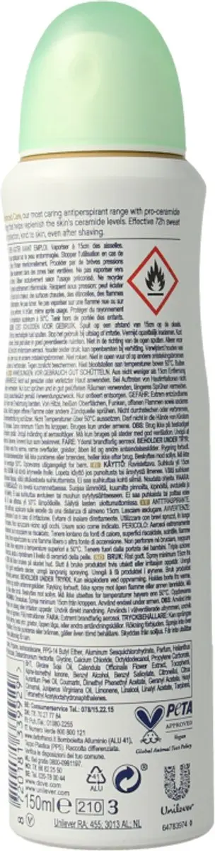 Dove Deodorant Spray Advanced Care Komkommer & Groene Thee 150ml