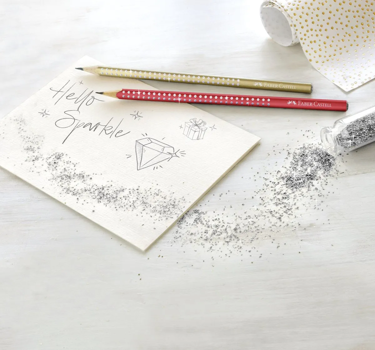 Faber-Castell Grafietpotlood Sparkle FC-118201 - Rosé