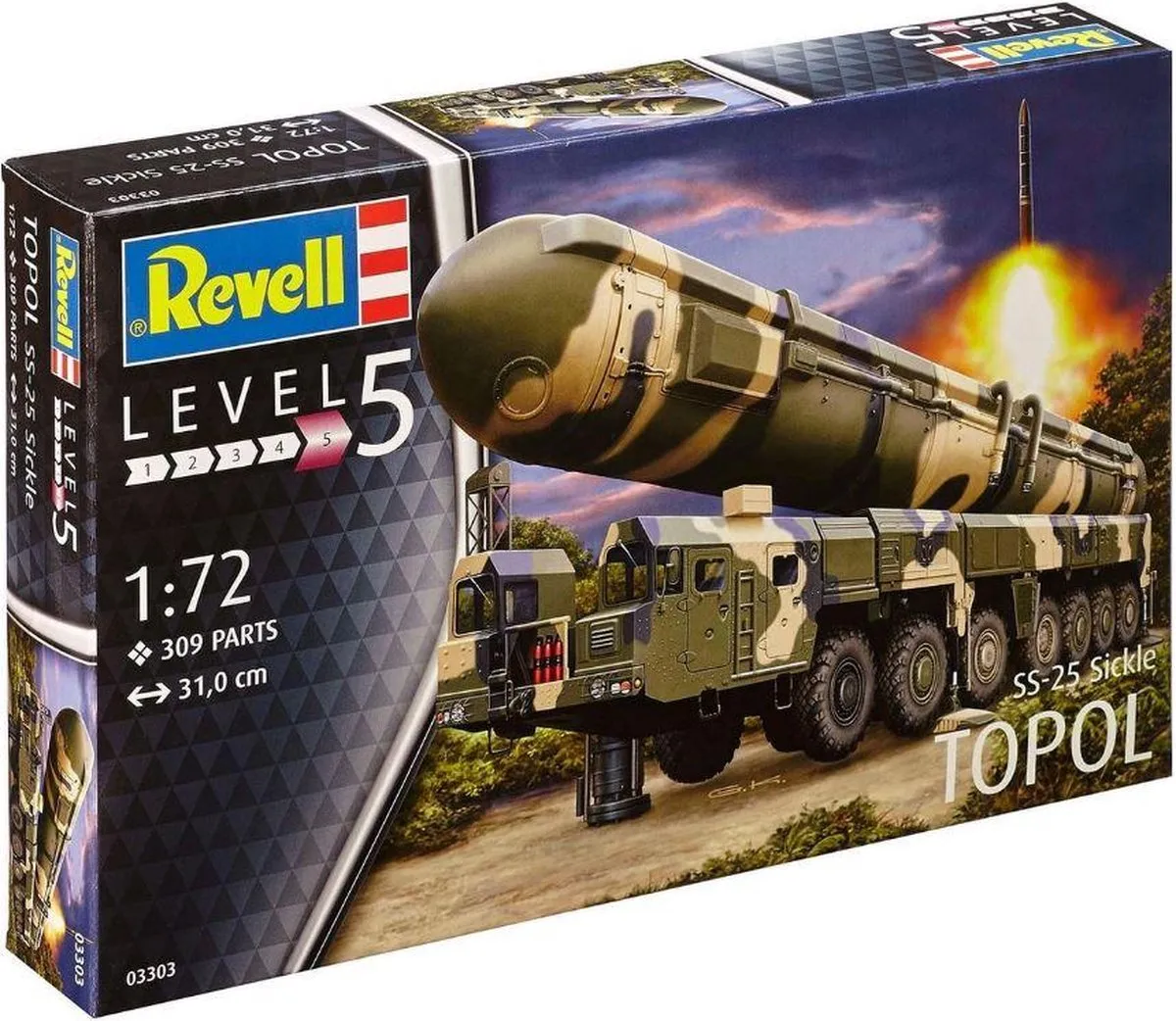 Revell 03303 Topol SS-25 Sickle 1:72 Modelbouwkit