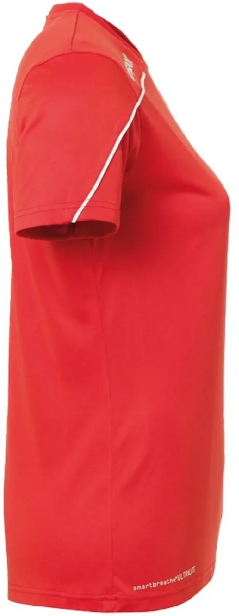 Uhlsport Stream 22 Dames Shirt Korte Mouw - Rood/Wit XXL - afbeelding 4 van 4