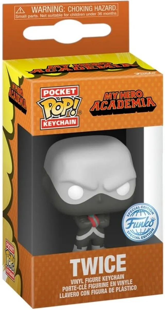 Funko Pop! Pocket My Hero Academia Twice Sleutelhanger - Multi