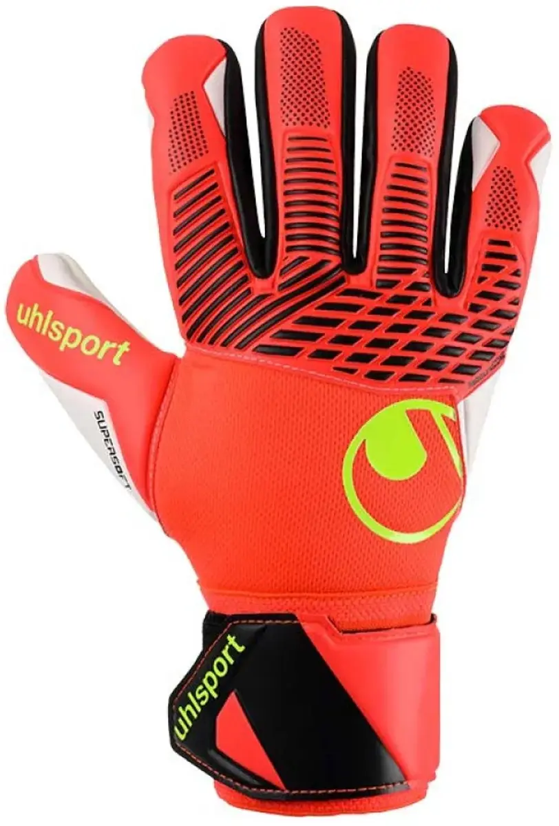 Uhlsport Fangmaschine Supersoft Keepershandschoenen 6.5 - Rood - afbeelding 5 van 5