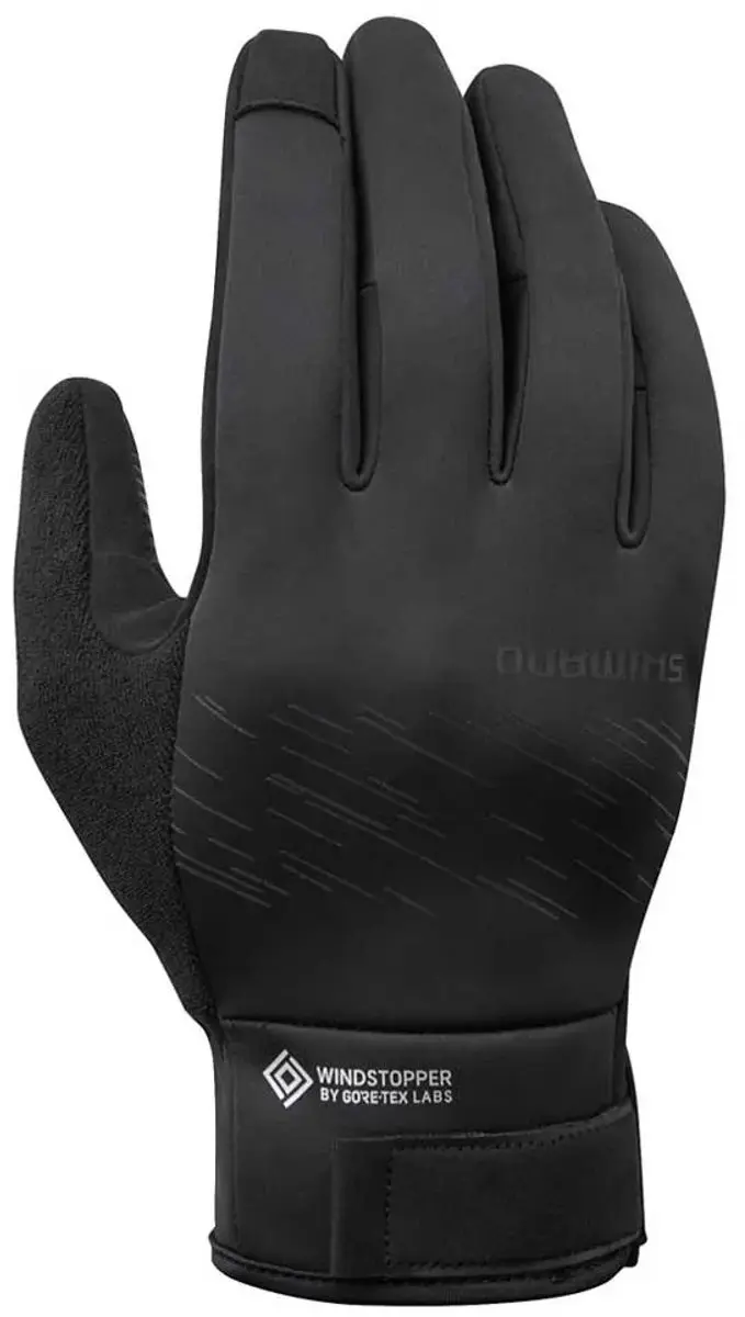 Shimano Windstopper Geïsoleerde Handschoenen XL - Zwart