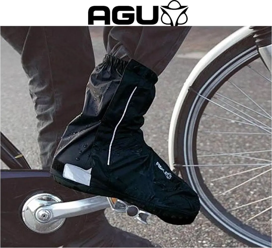 AGU Essential Regenoverschoenen - Zwart - XL