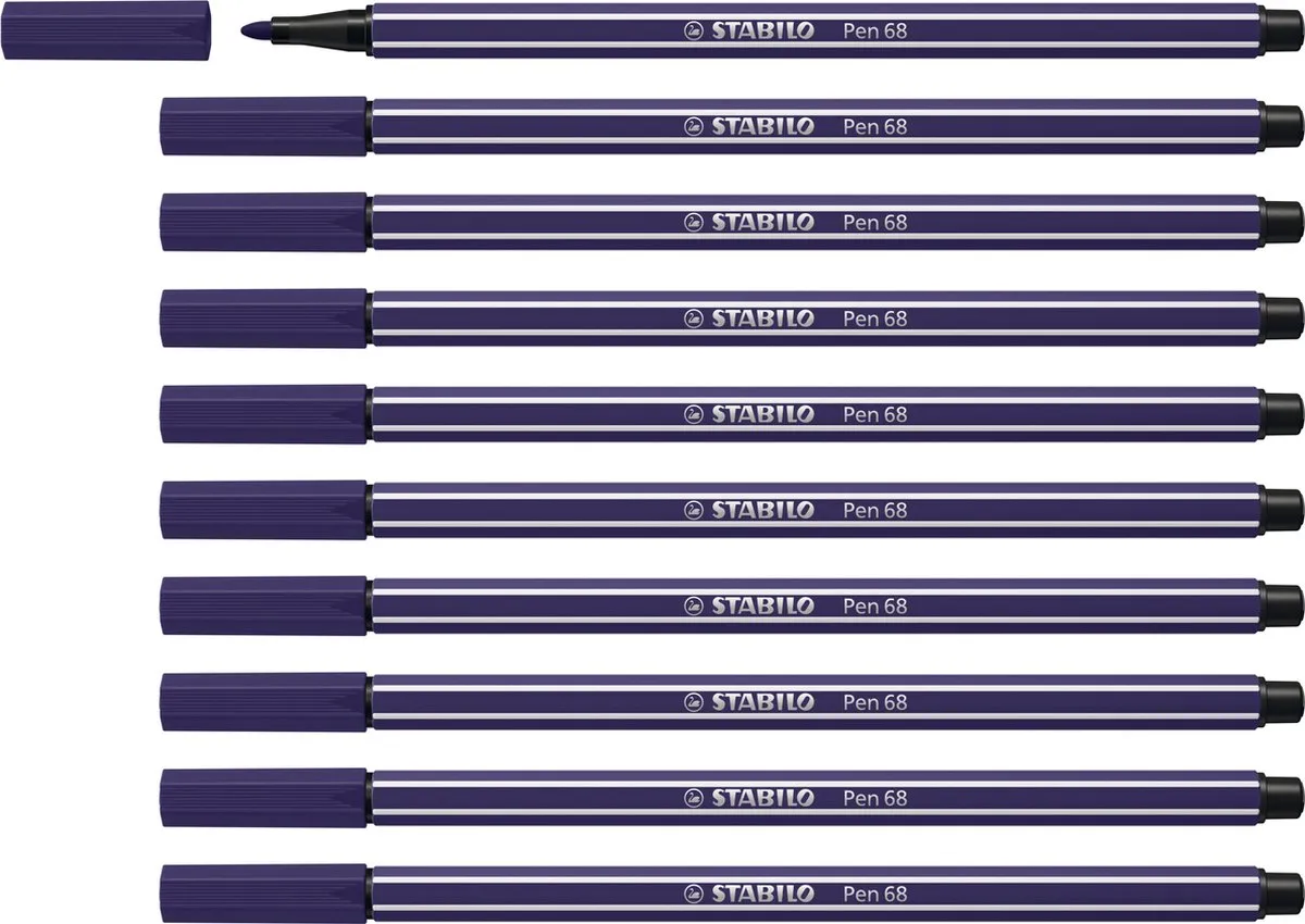 STABILO Pen 68 Premium Viltstift Pruisisch Blauw