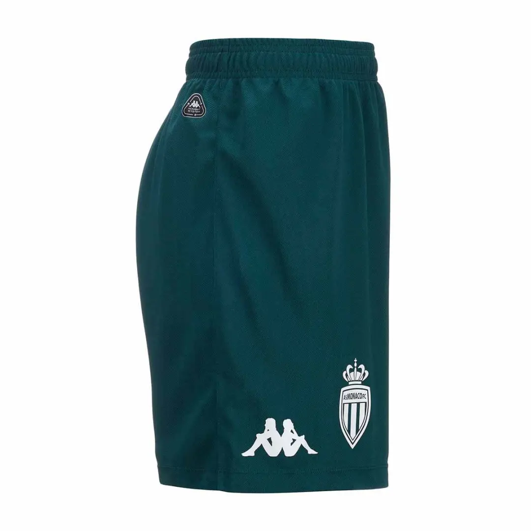 Kappa AS Monaco Ryder 2024/25 Short - S - Groen - afbeelding 4 van 5