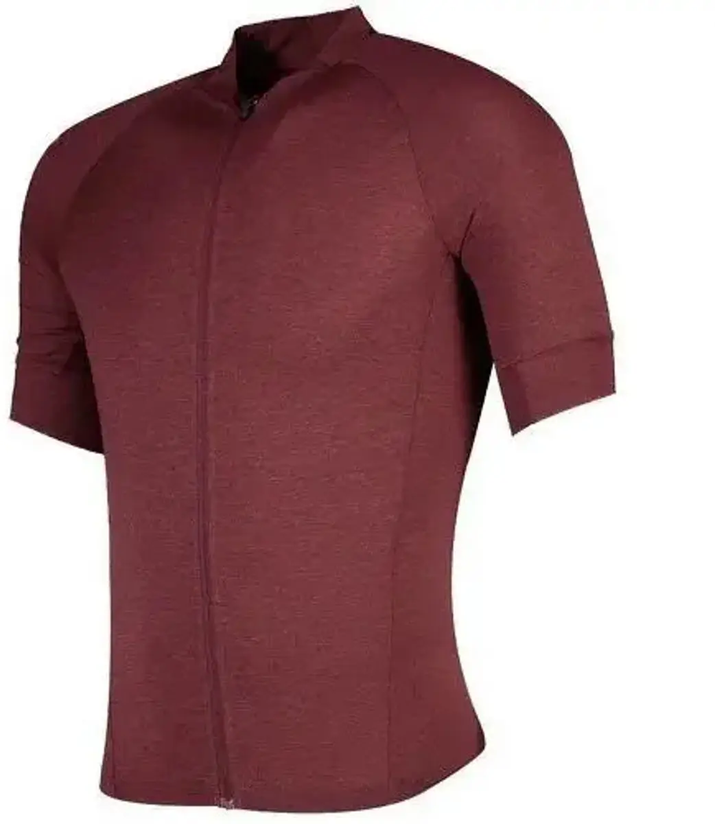 Giro New Road Korte Mouw Wielertrui - S - Blood Heather