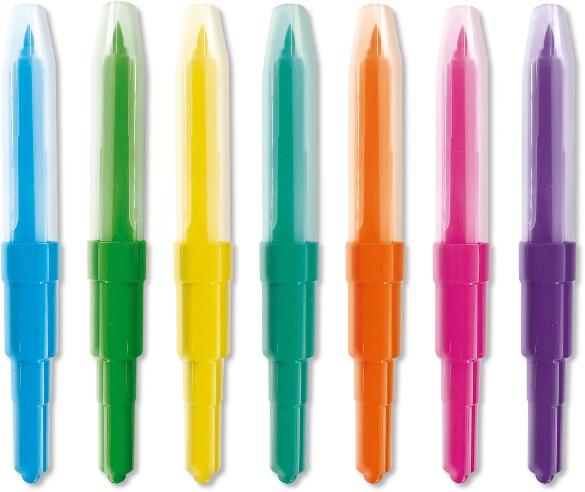 SES Creative Blow Airbrush Pens 7-delig - Meerkleurig