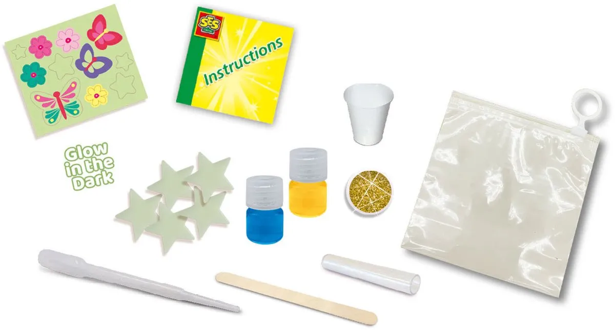 SES Creative Slime Lab Glow-in-the-dark Slijmset - Met glitters