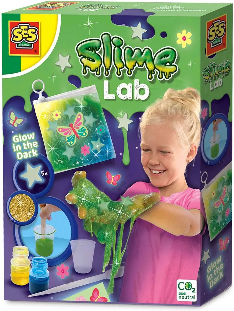 SES Creative Slime Lab Glow-in-the-dark Slijmset