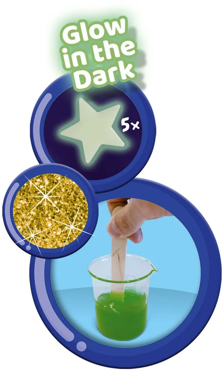 SES Creative Slime Lab Glow-in-the-dark Slijmset - Met glitters