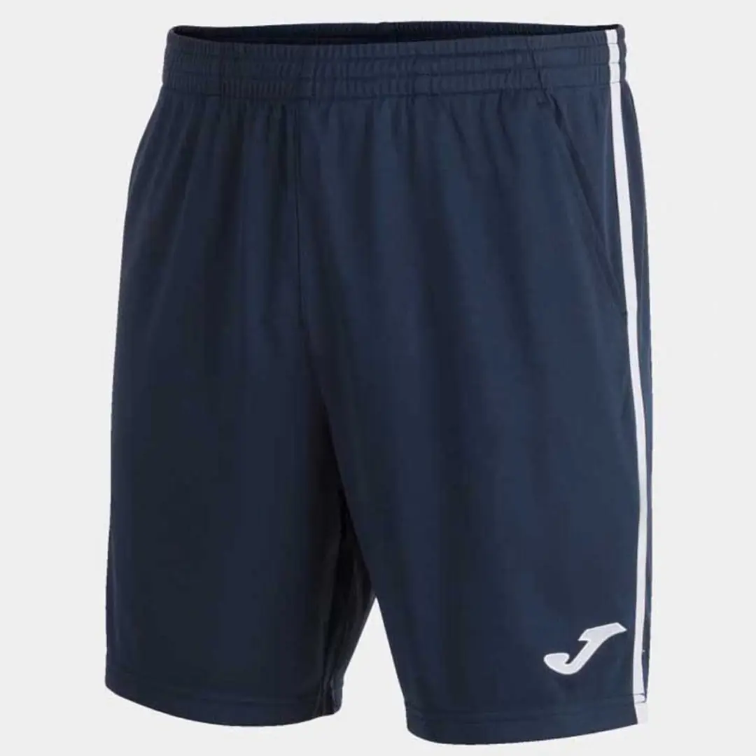Joma Open III Korte Broek - 2XL/3XL - Donkerblauw/Wit - afbeelding 4 van 6