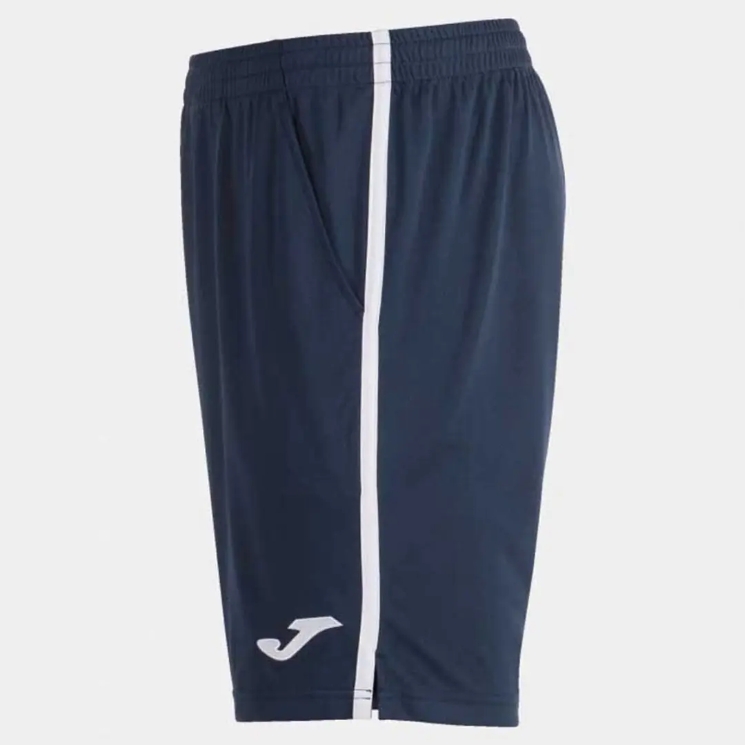 Joma Open III Korte Broek - 2XL/3XL - Donkerblauw/Wit - afbeelding 5 van 6