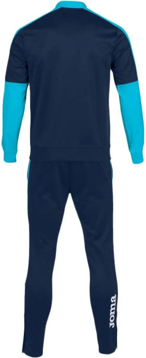 Joma Eco Championship Polyesterpak Kinderen 104 - Marine/Fluor Turquoise - afbeelding 2 van 2