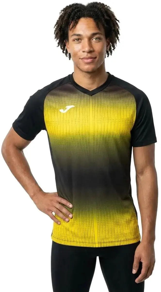 Joma Tiger V T-shirt - S - Geel/Zwart - afbeelding 2 van 2