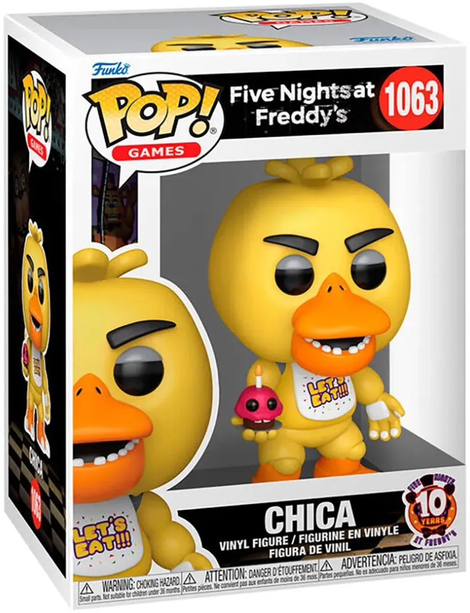 Funko Pop! Games Five Nights at Freddy's Chica met Cupcake - 1063 - Rood