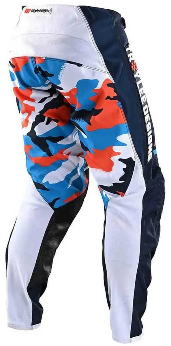Troy Lee Designs GP Formula Camo Off-road Broek - Navy/Orange - 8 jaar - afbeelding 6 van 6