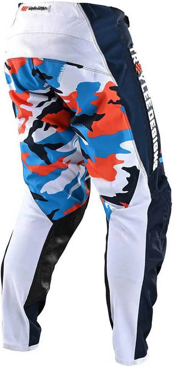 Troy Lee Designs GP Formula Camo Off-road Broek - Navy/Orange - 8 jaar