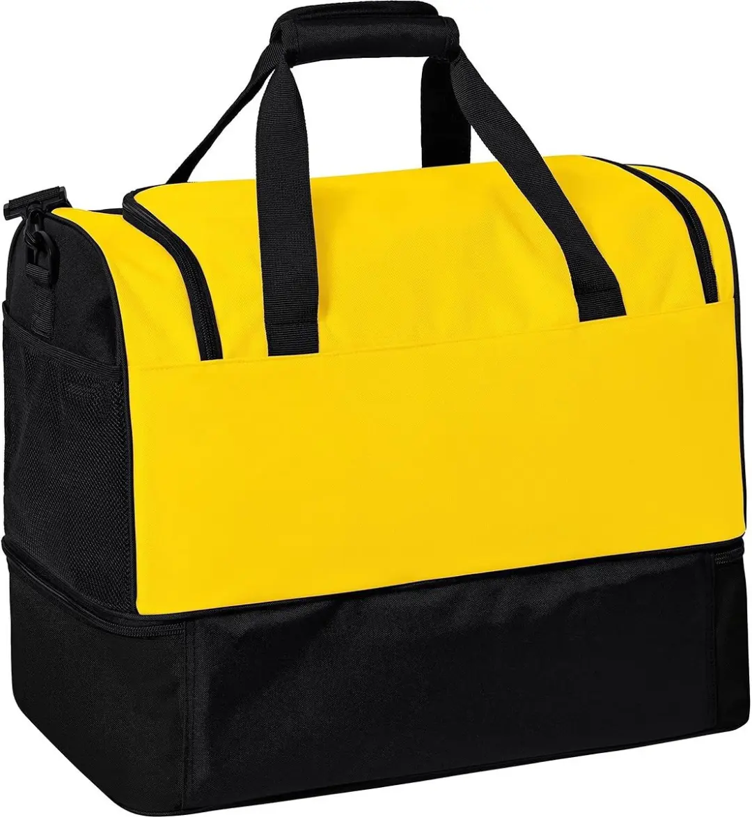 Erima Six Wings Sporttas L - Zwart/Geel