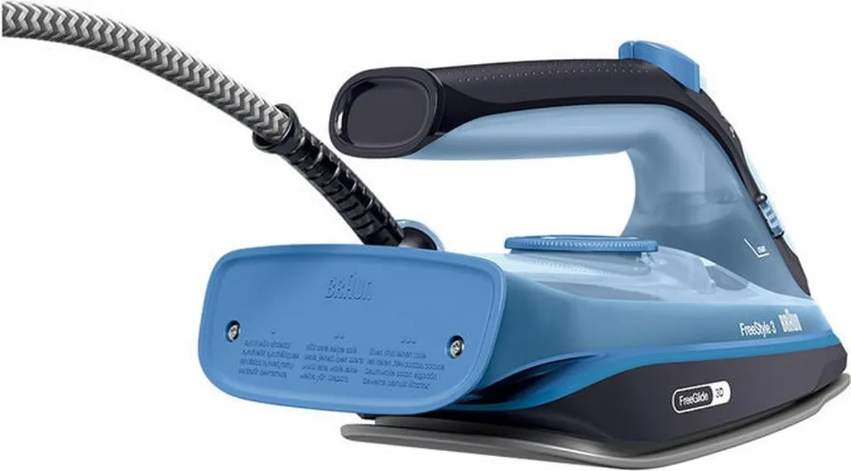Braun FreeStyle 3 FI 3194 Stoomstrijkijzer 2400W - Zwart/Blauw