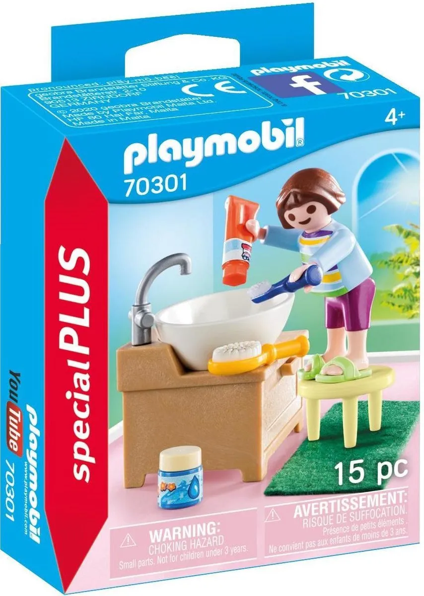 Playmobil Special Plus Meisje aan wastafel 70301
