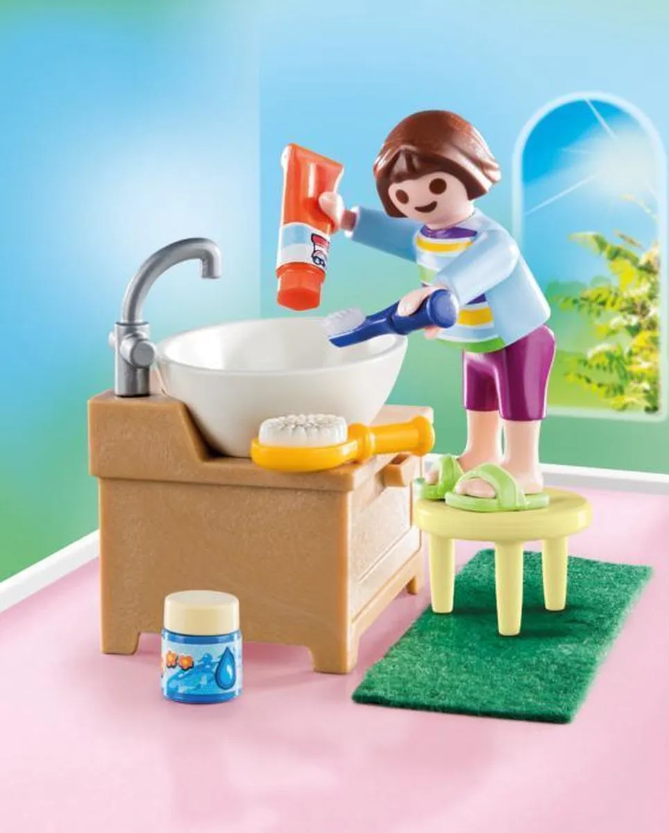 Playmobil Special Plus Meisje aan wastafel 70301 - Multicolor