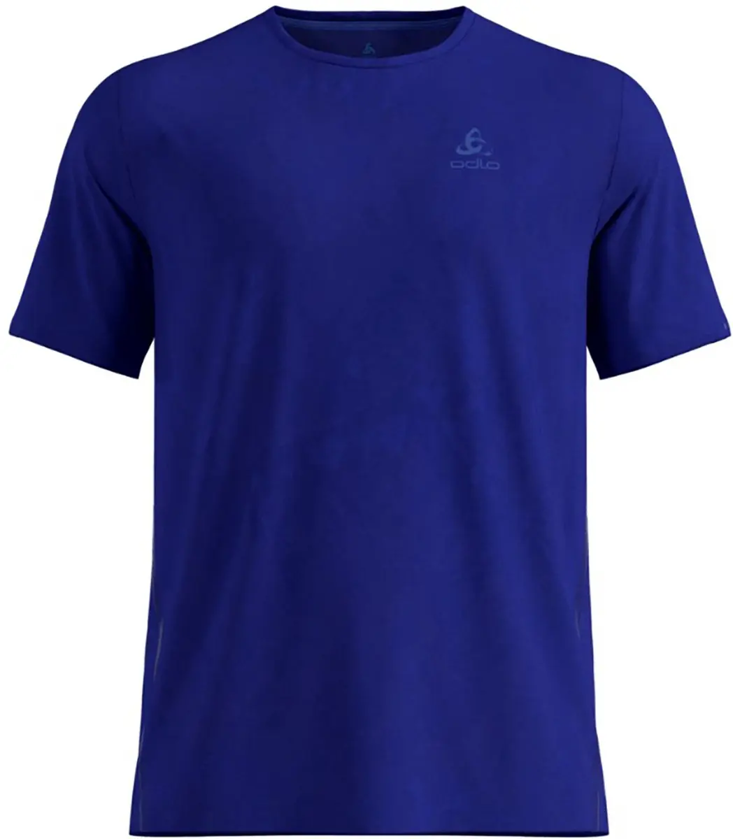 Odlo Odlo T-shirt crew neck s/s ZEROWEIGHT ENGINEERED CHILL-TEC BLAUW