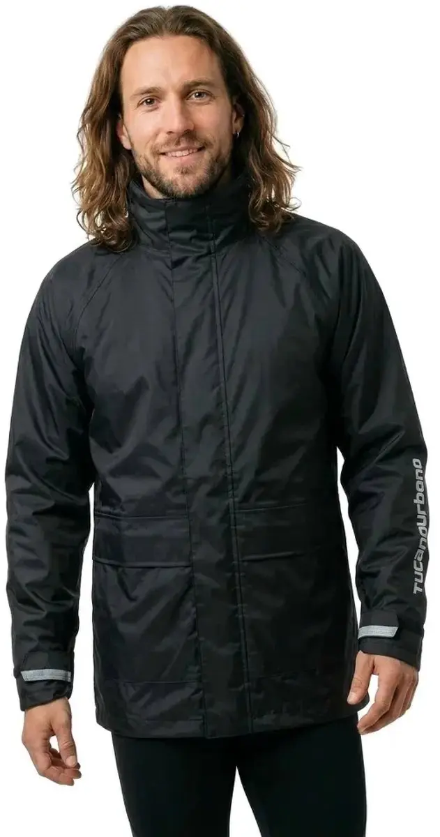 Tucano Urbano Diluvio Start Regenjas - M - Zwart - afbeelding 2 van 3