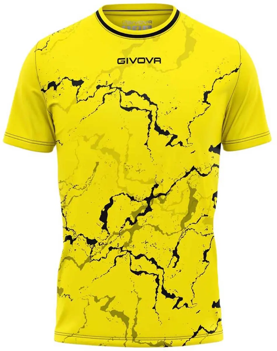 Givova Sportshirt Grafite Geel-zwart - M