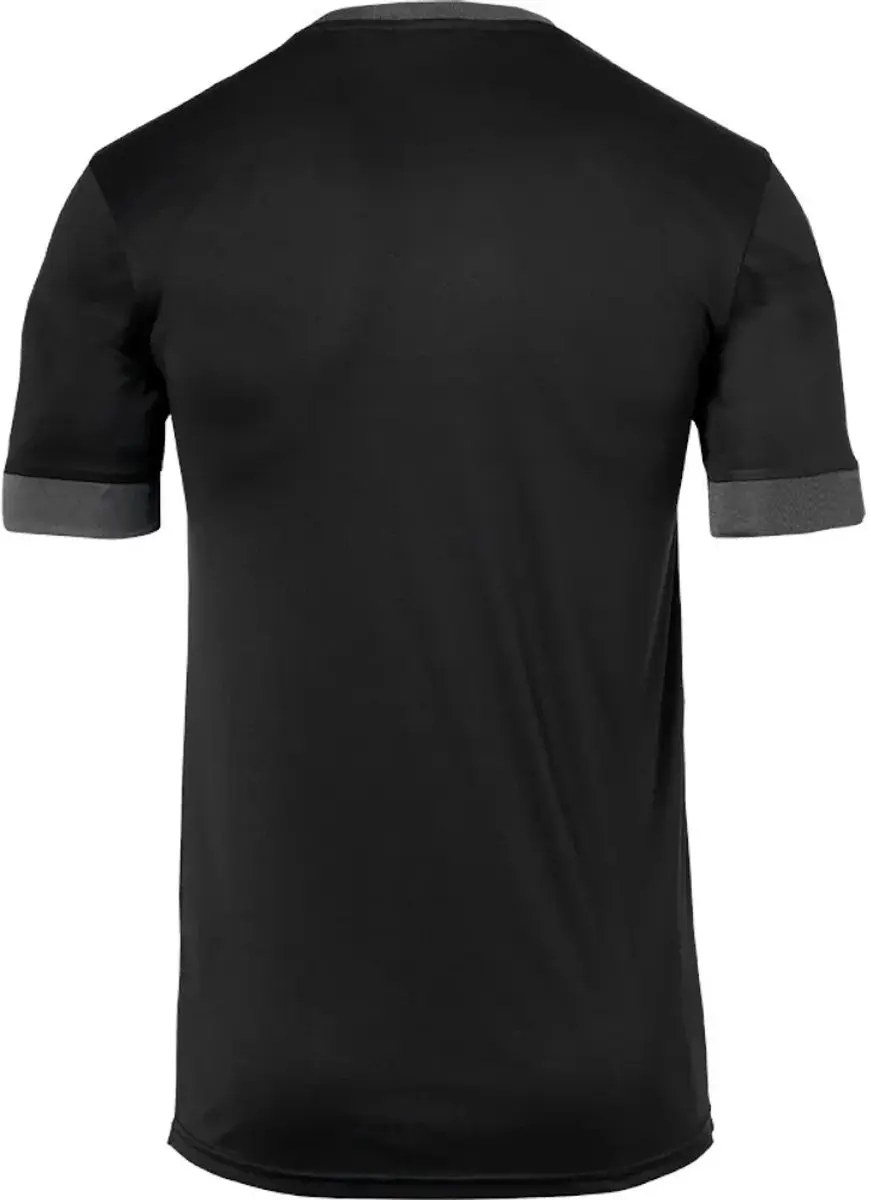 Uhlsport Offense 23 T-Shirt Kinderen 140 - Zwart/Antraciet/Wit