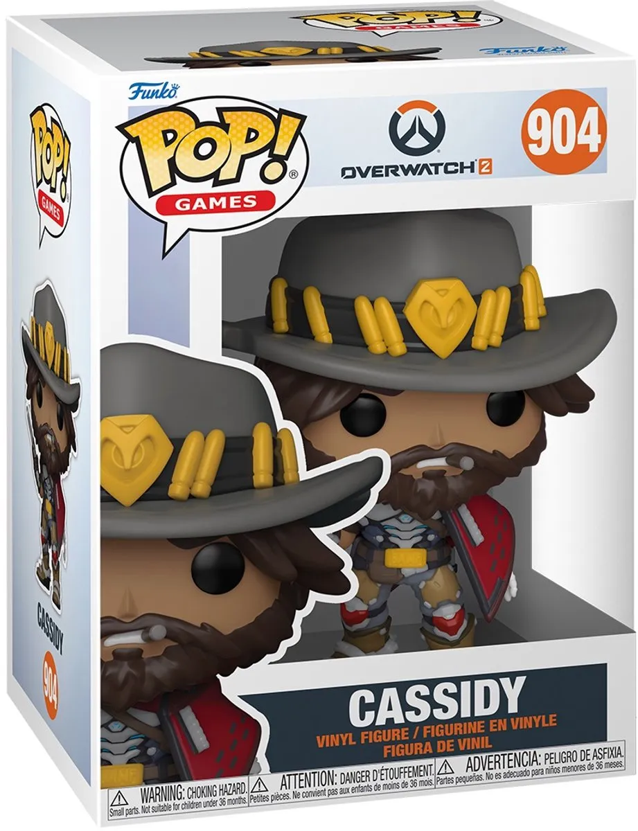 Funko POP! Games Cassidy Overwatch Verzamelfiguur 9cm - Multicolor