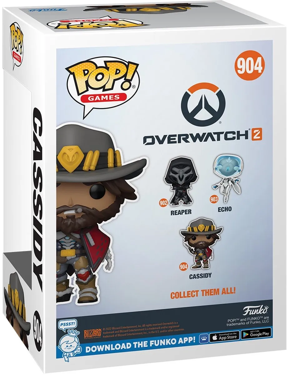 Funko POP! Games Cassidy Overwatch Verzamelfiguur 9cm - Multicolor