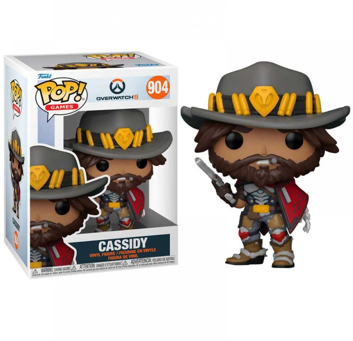 Funko POP! Games Cassidy Overwatch Verzamelfiguur 9cm - Multicolor
