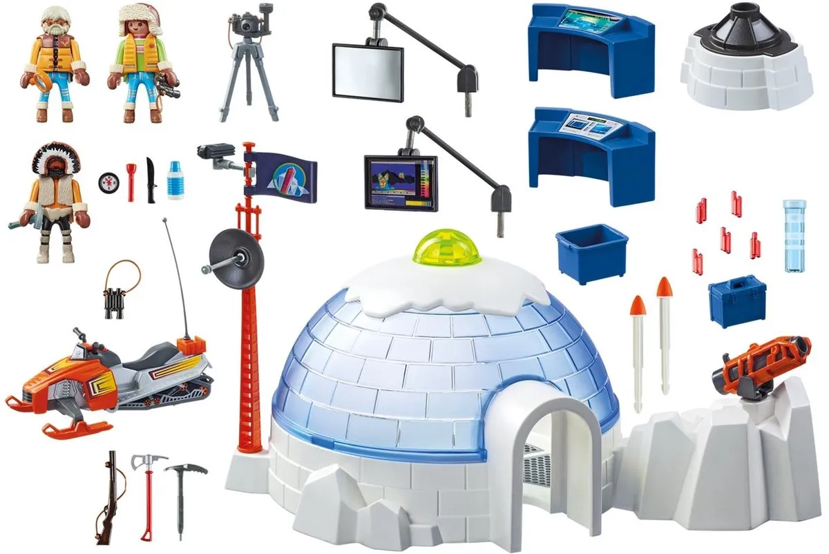 Playmobil Poolexpeditie Hoofdkwartier 9055 - Multicolor