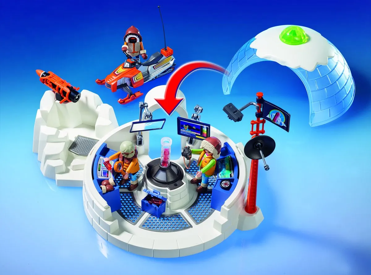 Playmobil Poolexpeditie Hoofdkwartier 9055 - Multicolor