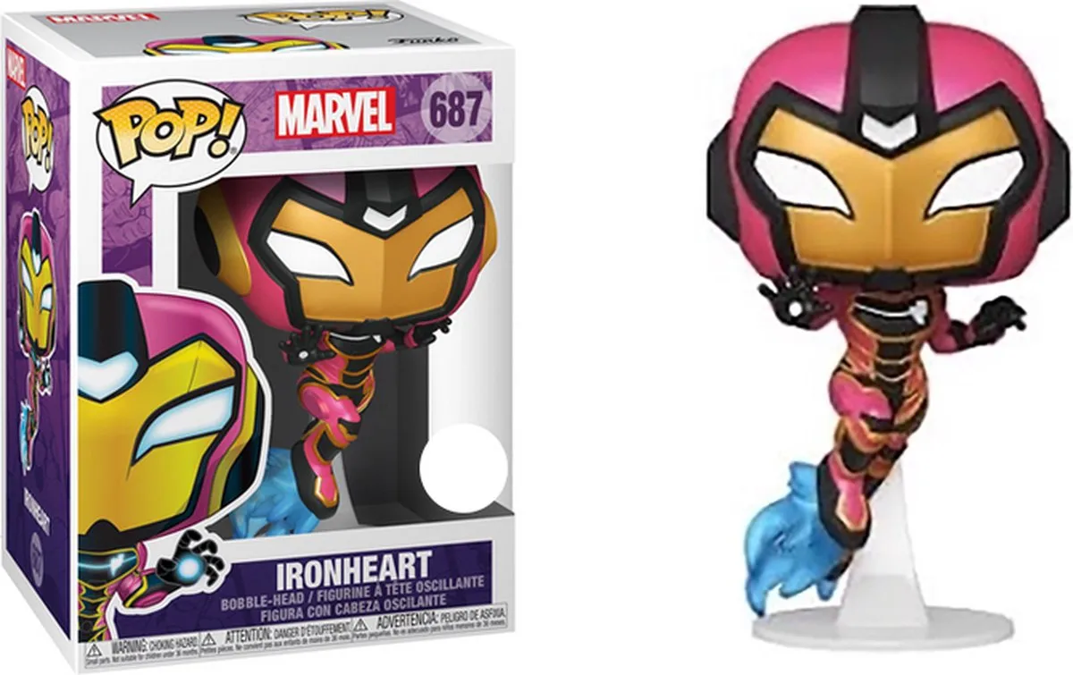 Funko Pop! Marvel Ironheart #687 - Roze - afbeelding 2 van 2