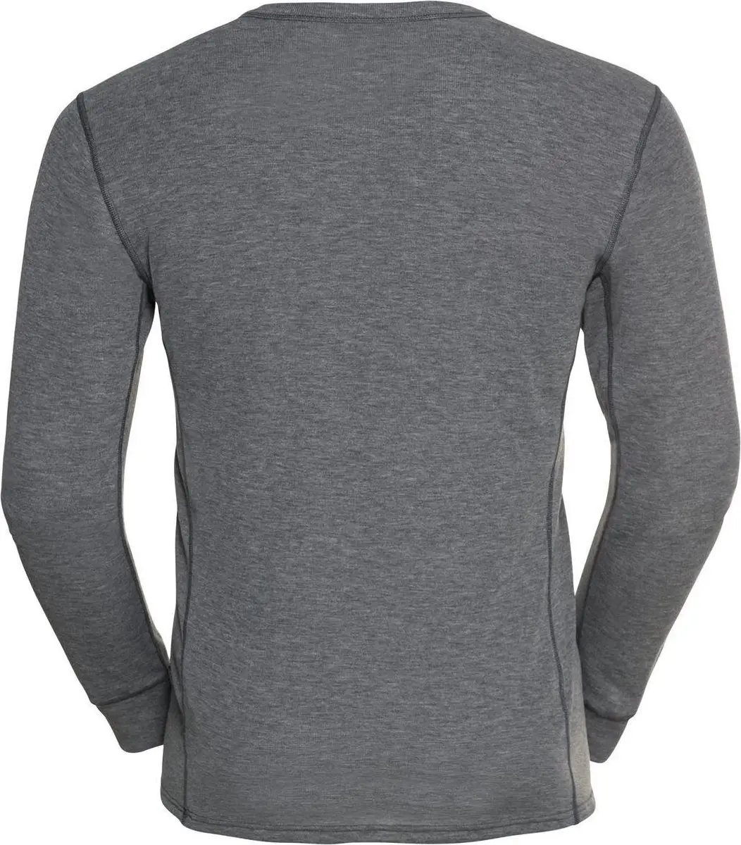 ODLO Active Warm Thermoshirt Heren - S - Donkergrijs