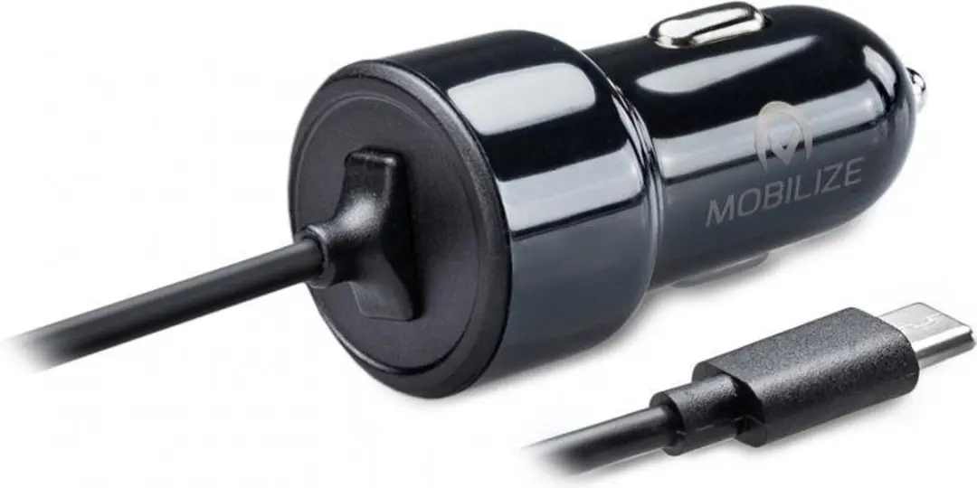 Mobilize Smart Autolader USB-C 1 Meter 2.4A