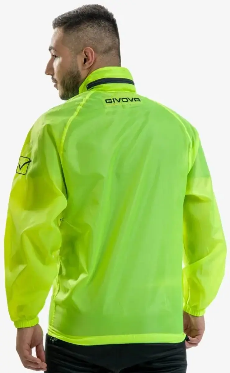 Givova Rain Basico Jas - S - Fluor Yellow - afbeelding 3 van 5