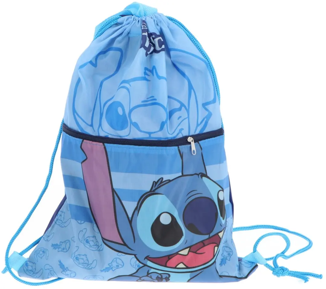 Lilo & Stitch Gymtas - 40cm - Blauw