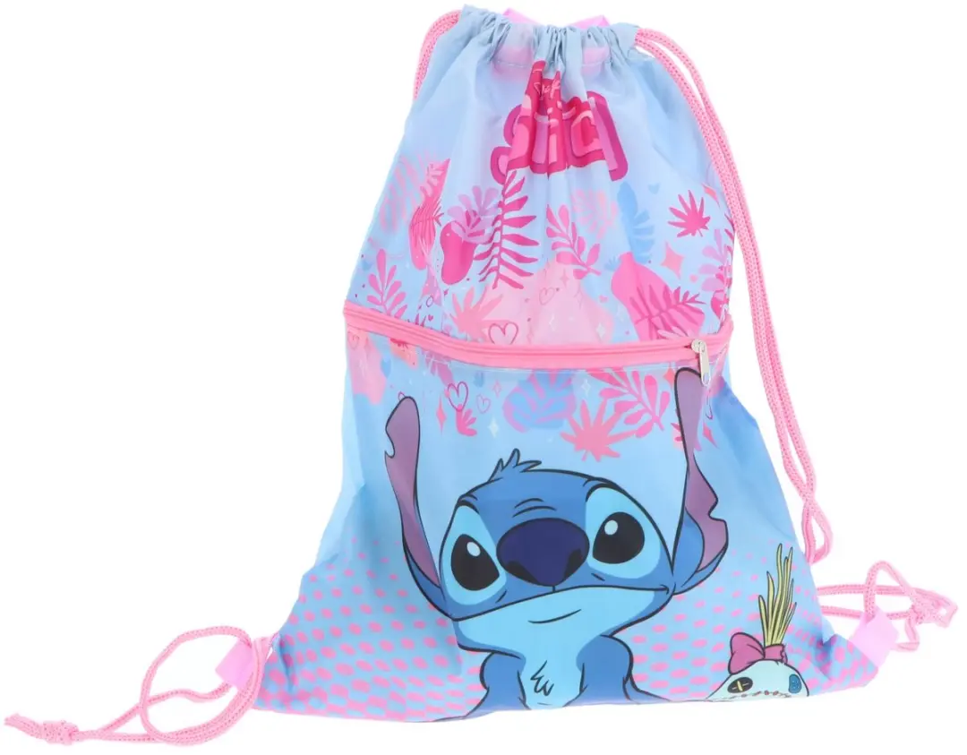 Lilo & Stitch Gymtas - 40cm - Blauw - afbeelding 5 van 5