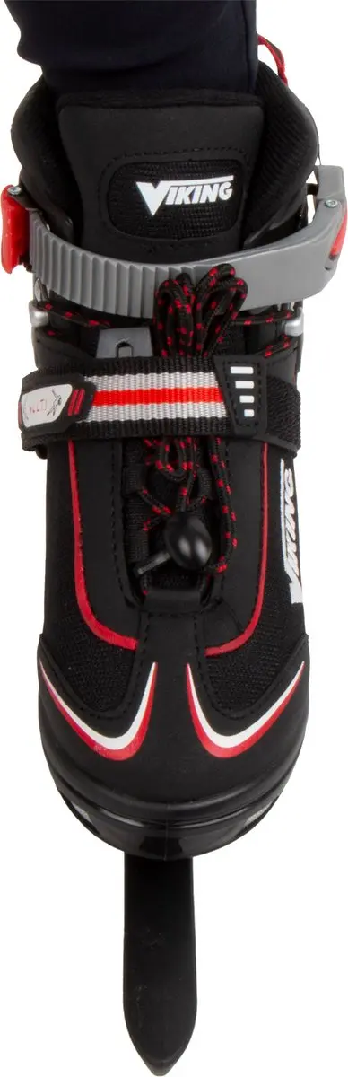 Viking Schaatsen 32-35 - Unisex - Zwart/Grijs/Rood/Wit - afbeelding 3 van 6