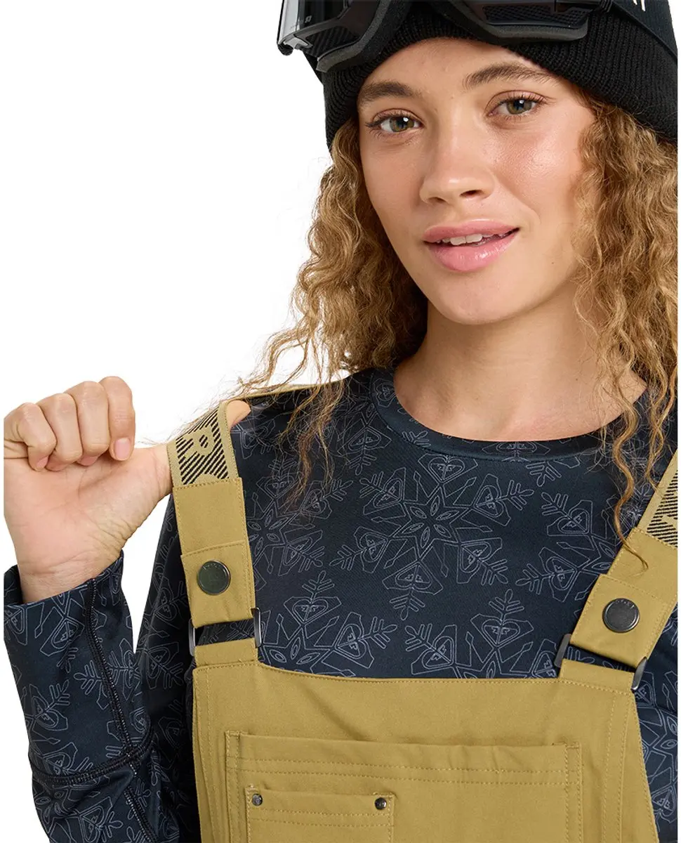Roxy Rideout Bib Broek Groen L - 15000 g