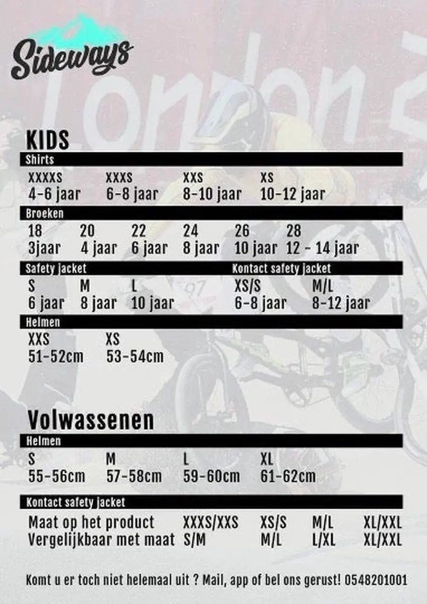 Kenny Kids Prolight BMX Shirt - XS - Multi Color